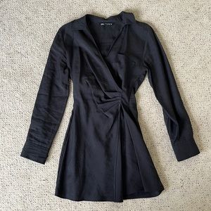 zara mini shirt dress